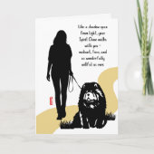 Carte SPUN FROM LIGHT Chow memorial (Devant)