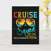 Carte Squad Crew Cruise 2025 Summer Vacation Matching Fa (Fleur jaune)