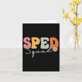 Carte Squad De L'Epée Retourner À L'École Éducation Spéc (Fleur jaune)