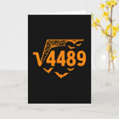 Carte Square Root 4489 Funny Halloween Meme 67 Math Teac (Fleur jaune)