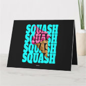 Carte Squash dire doux motif crème glacée squash trainer (Dos)