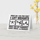 Carte Squat, Banc, Deadlift - Motivation (Fleur jaune)