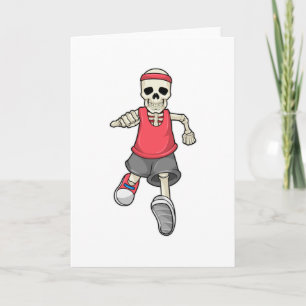 Carte Squelette courant avec bandeau