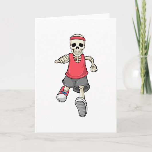 Carte Squelette courant avec bandeau (Devant)