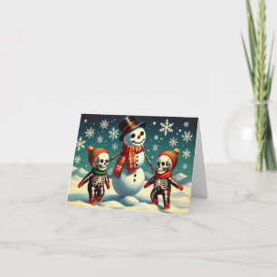 Carte Squelette de neige