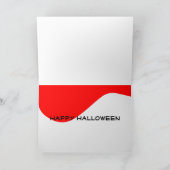 Carte Squelette de sucre d'Halloween (Intérieur)