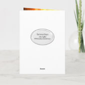 Carte Squelette d'Halloween en feu (Dos)