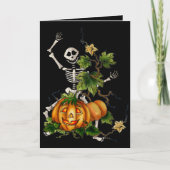 Carte SQUELETTE et JACK HEUREUX par SHARON SHARPE (Devant)