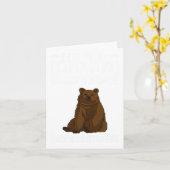 Carte Squelette jouant au golf  (Fleur jaune)