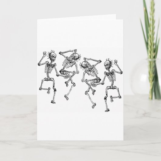 Carte Squelettes de danse (Devant)