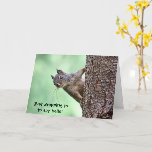 Carte Squirl (Fleur jaune)