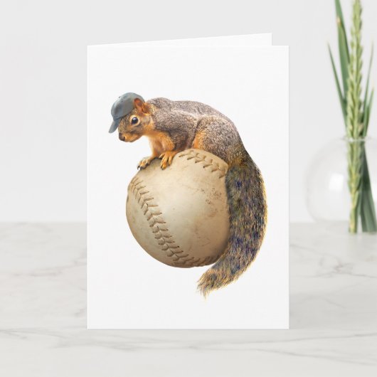 Carte squirl de baseball (Devant)