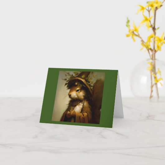 Carte Squirrel Druid (Fleur jaune)