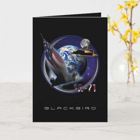 Carte SR-71 Blackbird HIGH RANGERS (Fleur jaune)