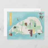 Carte Sri Lanka (Devant / Derrière)