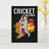 Carte Sri Lanka Cricket Team  (Fleur jaune)
