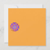 Carte Sri Yantra - Symbole hindouiste Design 1 (Dos)