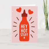 Carte Sriracha Love Hot Stuff Card (Devant)
