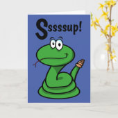 Carte Sssssup ! Serpent (Fleur jaune)