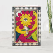 Carte St. Adolf-Trone, Fleur Visage | Adolf Wö lfli | (Devant)