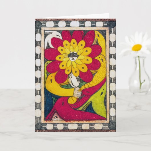 Carte St. Adolf-Trone, Fleur Visage | Adolf Wö lfli | (Petite plante)