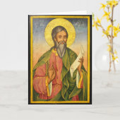 Carte St Andrew l'apôtre par Yoan de Gabrovo (Fleur jaune)