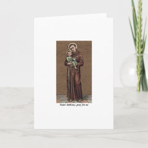 Carte St Anthony prient pour nous