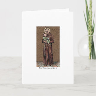 Carte St Anthony prient pour nous