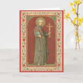 Carte St Camillus de Lellis (SAU 37) Greeting/Note vierg (Fleur jaune)