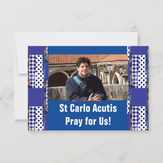 Carte St Carlo Acutis (Devant)