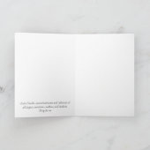 Carte St. Cecilia Musiciens Religieux Catholique Saint (Intérieur)