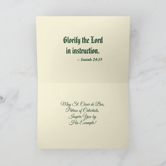 Carte St. César de Bus (SLE 001) (Intérieur)