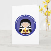 Carte St Clare d'Assisi (Fleur jaune)