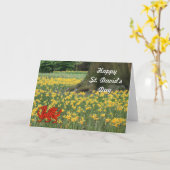 Carte St. David's Day Daffodils (Fleur jaune)
