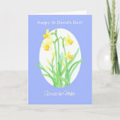 Carte St David's Day Daffodils Card, Across the Miles (Devant)