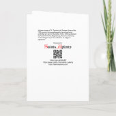 Carte St Dominic de Guzman (PM 02) Salutation blanche (Dos)