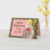 Carte St. Etheldreda (Audrey) (P 003) (Fleur jaune)