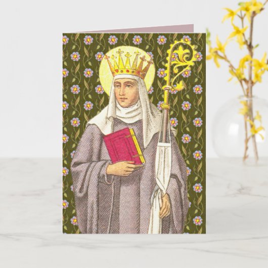 Carte St. Etheldreda (Audrey) (P 003) (Fleur jaune)
