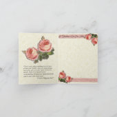 Carte St. Faustina Note Card w/scriptural verse (Intérieur)