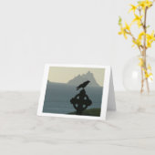 Carte St Finians Bay Raven with Skelligs (Fleur jaune)