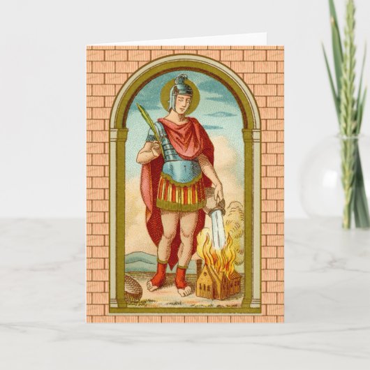 Carte St. Florian de Lorch (BK 32) Salutation blanche (Devant)