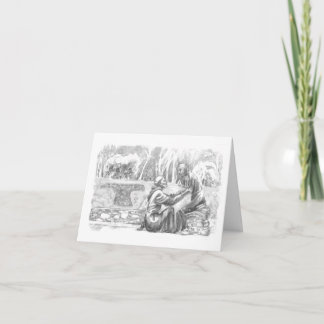 Carte St. Francis and the Leper