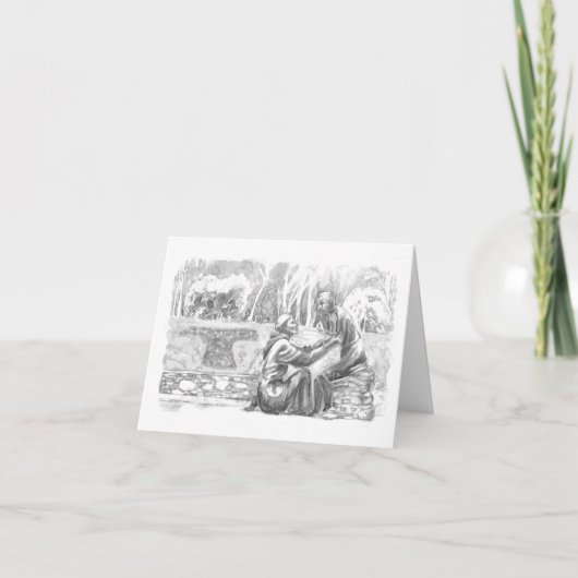 Carte St. Francis and the Leper (Devant)