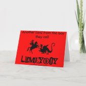 Carte St George et le dragon (Dos)