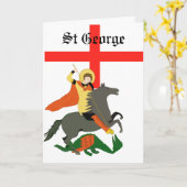 Carte St George et le Dragon (Fleur jaune)