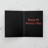 Carte St George et le dragon editable (Intérieur)