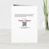 Carte St. Ignatius Loyola (BK 050) Salutation/note blanc (Dos)