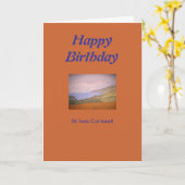 Carte St Ives les Cornouailles (Fleur jaune)