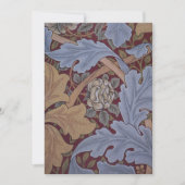 Carte St. James Acanthus Leaf Motif par William Morris (Devant)