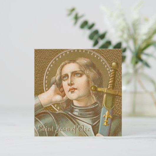 Carte St. Jeanne d'Arc (JM 28) Salutation des Carrés bla (Debout devant)